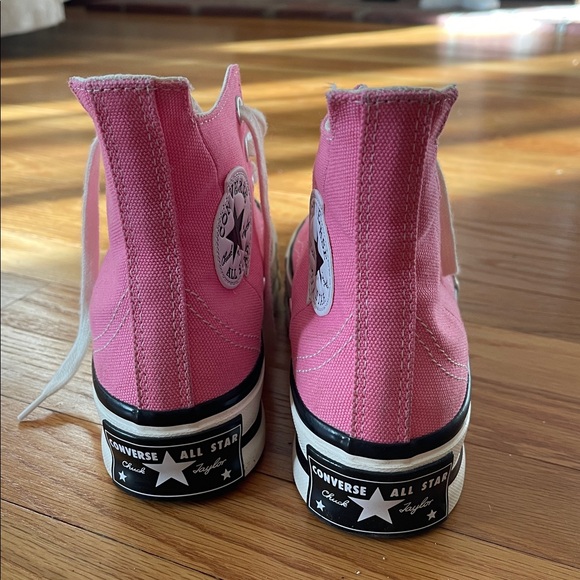 Women's Converse Pink High-Top Sneakers - Picture 4 of 10
